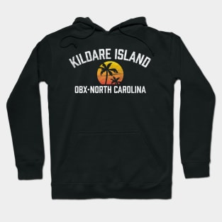 Kildare Island OBX North Carolina Sunset Palms Hoodie